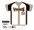 Athletic Knit Custom Sublimated Full Button Softball Jersey Design 1310 (ZSB72-1310)