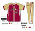 Athletic Knit Custom Sublimated Ladies Full Button Short Sleeve Softball Uniform Set Design 1315 (ZBA72S-1315)