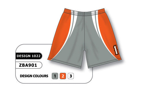 Athletic Knit Custom Sublimated Ladies Softball Short Design 1022 (ZBA901-1022)