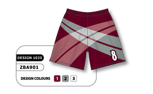 Athletic Knit Custom Sublimated Ladies Softball Short Design 1025 (ZBA901-1025)