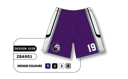 Athletic Knit Custom Sublimated Ladies Softball Short Design 1028 (ZBA901-1028)