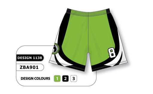 Athletic Knit Custom Sublimated Ladies Softball Short Design 1138 (ZBA901-1138)