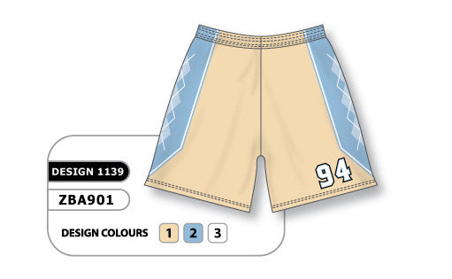 Athletic Knit Custom Sublimated Ladies Softball Short Design 1139 (ZBA901-1139)