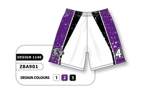 Athletic Knit Custom Sublimated Ladies Softball Short Design 1140 (ZBA901-1140)