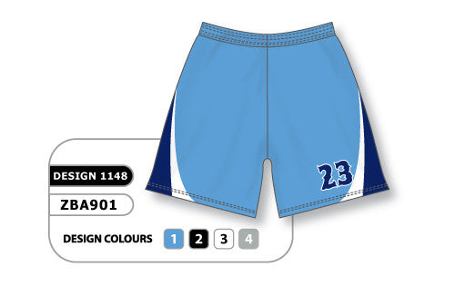 Athletic Knit Custom Sublimated Ladies Softball Short Design 1148 (ZBA901-1148)