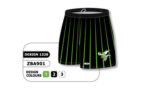 Athletic Knit Custom Sublimated Ladies Softball Short Design 1328 (ZBA901-1328)