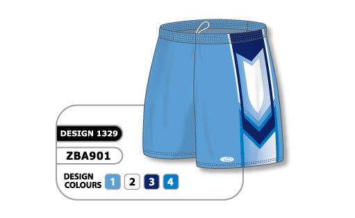 Athletic Knit Custom Sublimated Ladies Softball Short Design 1329 (ZBA901-1329)