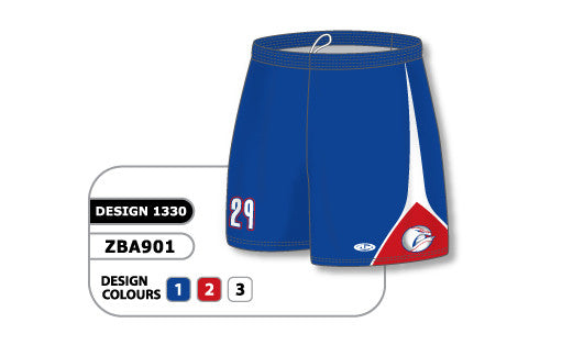 Athletic Knit Custom Sublimated Ladies Softball Short Design 1330 (ZBA901-1330)