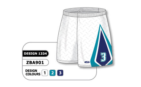Athletic Knit Custom Sublimated Ladies Softball Short Design 1334 (ZBA901-1334)