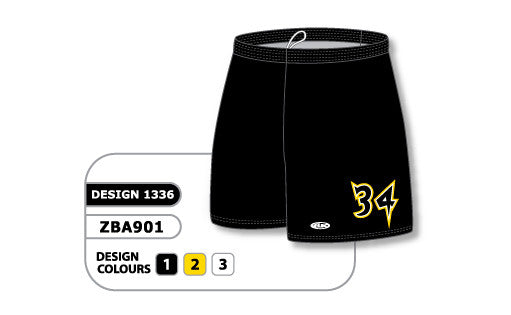 Athletic Knit Custom Sublimated Ladies Softball Short Design 1336 (ZBA901-1336)