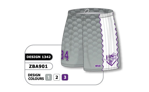 Athletic Knit Custom Sublimated Ladies Softball Short Design 1342 (ZBA901-1342)