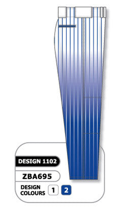 Athletic Knit Custom Sublimated Softball Pant Design 1102 (ZSBP61-1102)