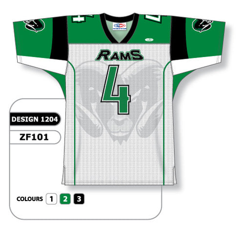 Athletic Knit Custom Sublimated Football Jersey Design 1204 (ZF101-1204)