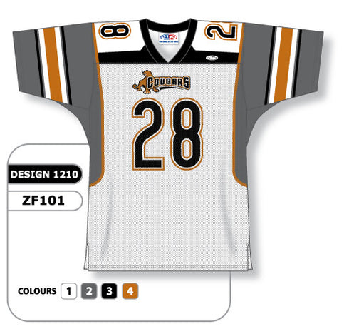 Athletic Knit Custom Sublimated Football Jersey Design 1210 (ZF101-1210)