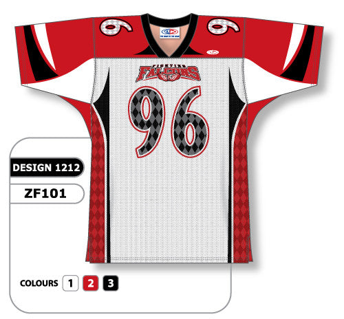 Athletic Knit Custom Sublimated Football Jersey Design 1212 (ZF101-1212)