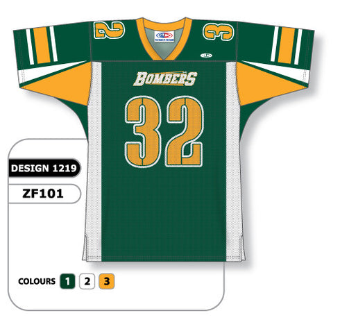 Athletic Knit Custom Sublimated Football Jersey Design 1219 (ZF101-1219)