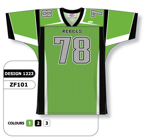 Athletic Knit Custom Sublimated Football Jersey Design 1223 (ZF101-1223)