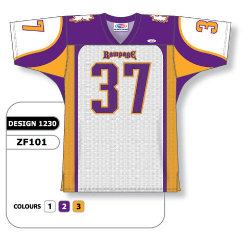 Athletic Knit Custom Sublimated Football Jersey Design 1230 (ZF101-1230)