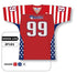 Athletic Knit Custom Sublimated Football Jersey Design 1234 (ZF101-1234)