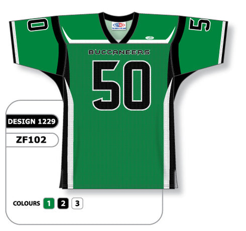 Athletic Knit Custom Sublimated Football Jersey Design 1229 (ZF102-1229)