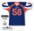 Athletic Knit Custom Sublimated Football Jersey Design 0918 (ZF103-0918)