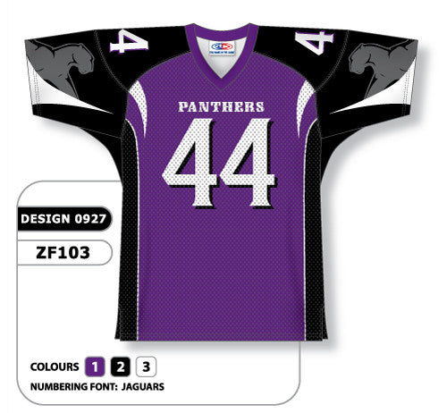 Athletic Knit Custom Sublimated Football Jersey Design 0927 (ZF103-0927)