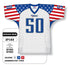 Athletic Knit Custom Sublimated Football Jersey Design 0930 (ZF103-0930)