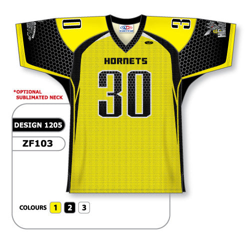 Athletic Knit Custom Sublimated Football Jersey Design 1205 (ZF103-1205)