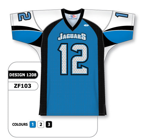 Athletic Knit Custom Sublimated Football Jersey Design 1208 (ZF103-1208)