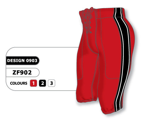 Athletic Knit Custom Sublimated Football Pant Design 0903 (ZF902-0903)