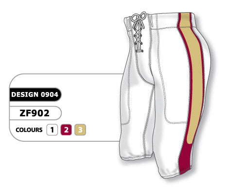 Athletic Knit Custom Sublimated Football Pant Design 0904 (ZF902-0904)