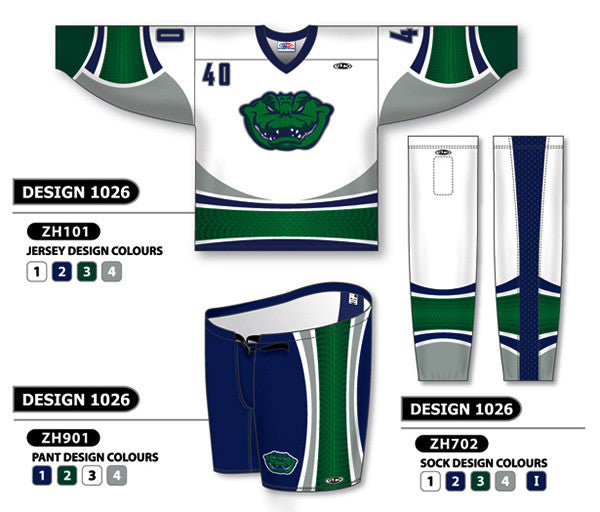 Athletic Knit Custom Sublimated Hockey Uniform Design 1026 (ZH101S-1026)