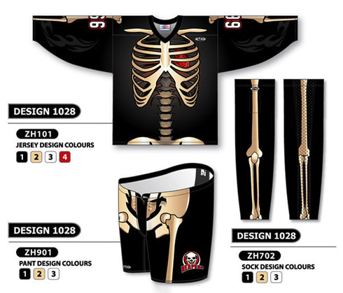 Athletic Knit Custom Sublimated Hockey Uniform Design 1028 (ZH101S-1028)