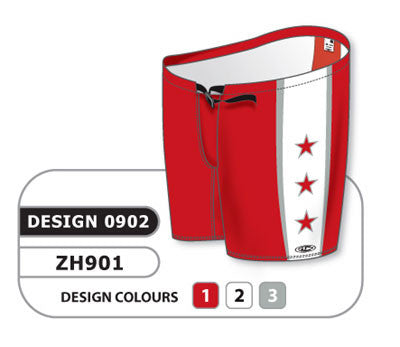 Athletic Knit Custom Sublimated Hockey Pant Shell Design 0902 (ZH901-0902)