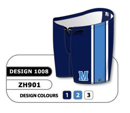 Athletic Knit Custom Sublimated Hockey Pant Shell Design 1008 (ZH901-1008)