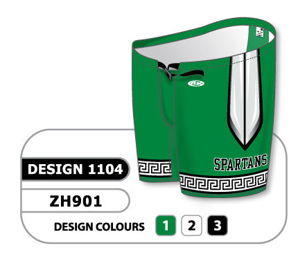 Athletic Knit Custom Sublimated Hockey Pant Shell Design 1104 (ZH901-1104)