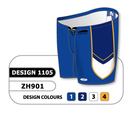 Athletic Knit Custom Sublimated Hockey Pant Shell Design 1105 (ZH901-1105)