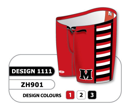 Athletic Knit Custom Sublimated Hockey Pant Shell Design 1111 (ZH901-1111)