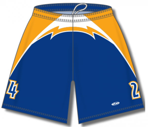 Athletic Knit Zl901 Sublimated Box Lacrosse Short