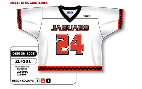Athletic Knit Custom Sublimated Lacrosse Jersey Design 1008 (ZLF101-1008)