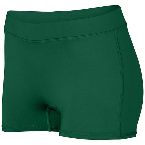 Augusta Sportswear Ladies Dare Shorts (1232), Color 'Dark Green'
