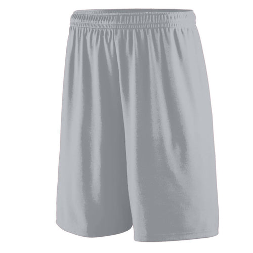 Augusta Sportswear Youth Training Shorts (1421), Color 'Silver Grey'