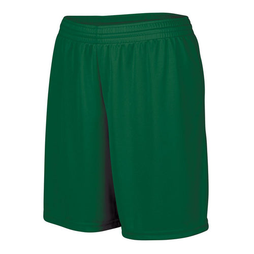 Augusta Sportswear Ladies Octane Shorts (1423), Color 'Dark Green'