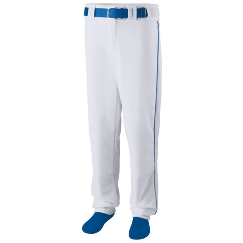 Augusta Sportswear Youth Sweep Baseball/Softball Pant (1496-C), Color 'White/Royal'