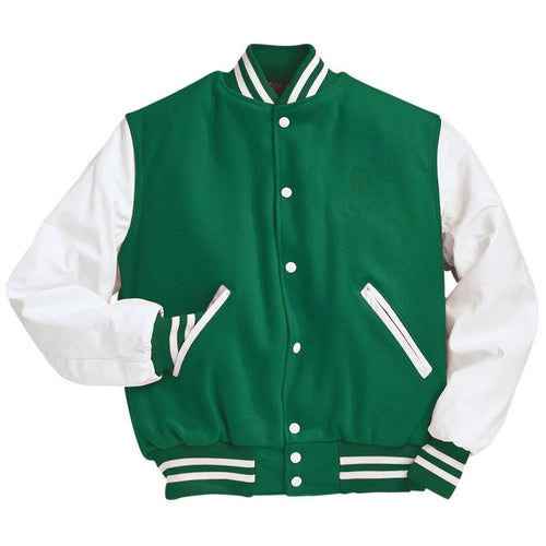 Holloway Varsity Jacket (224183), Color 'Kelly/White'