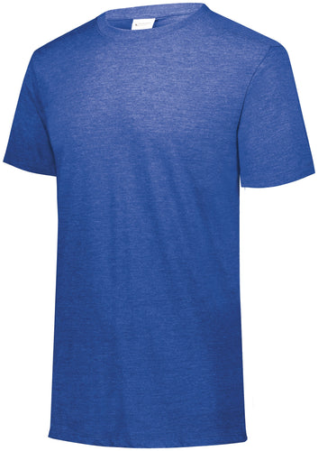 Augusta Sportswear Youth Tri-Blend T-Shirt (3066), Color 'Royal Heather'