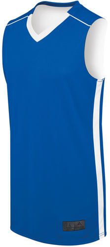 Augusta Sportswear Ladies Competition Reversible Jersey (332402), Color 'Royal/White'