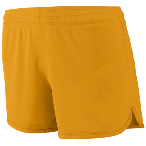 Augusta Sportswear Ladies Accelerate Shorts (357), Color 'Gold'
