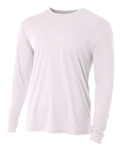 A4 Youth Cooling Performance Long Sleeve Crew