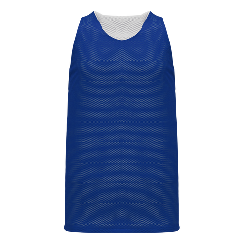 Athletic Knit Polymesh Reversible Basketball Jersey (BR1302), Color '206 Royal/White'